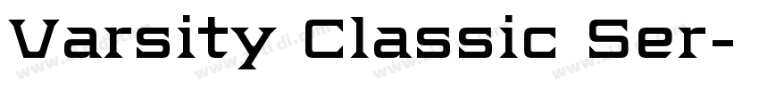 Varsity Classic Ser字体转换 Varsity Classic Ser字体转换